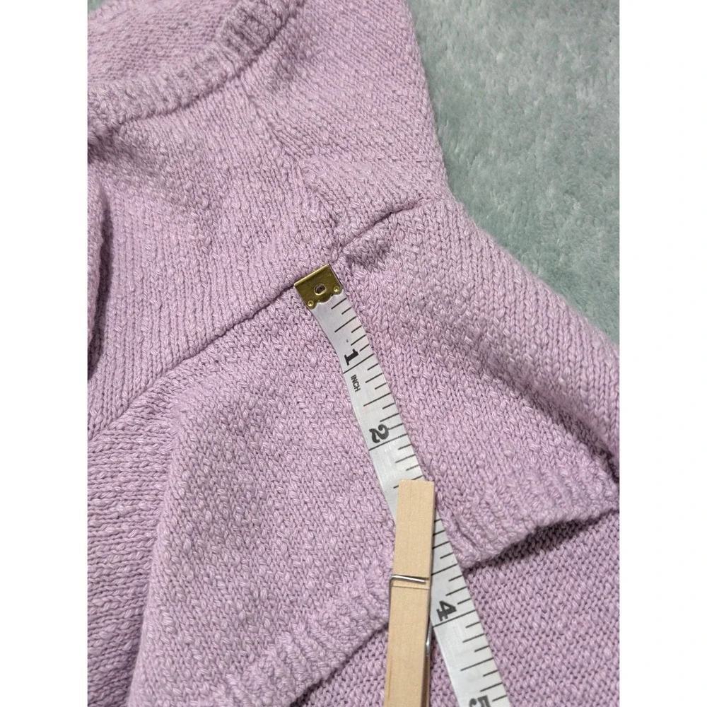 Free People FP Beach Knit Shorts Lilac Purple High Waisted Boho Coquette Small